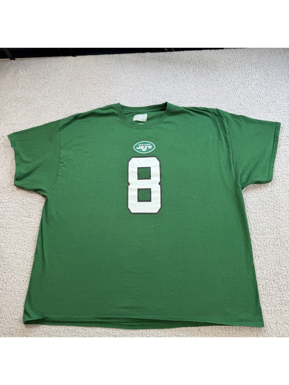 Aaron Rodgers New York Jets #8 NFL Green Player T-Shirt Men’s 3XL